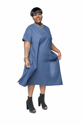 Teach Me Denim Dress